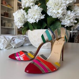 Colorful Rainbow Pumps Heels by Christian Louboutin
